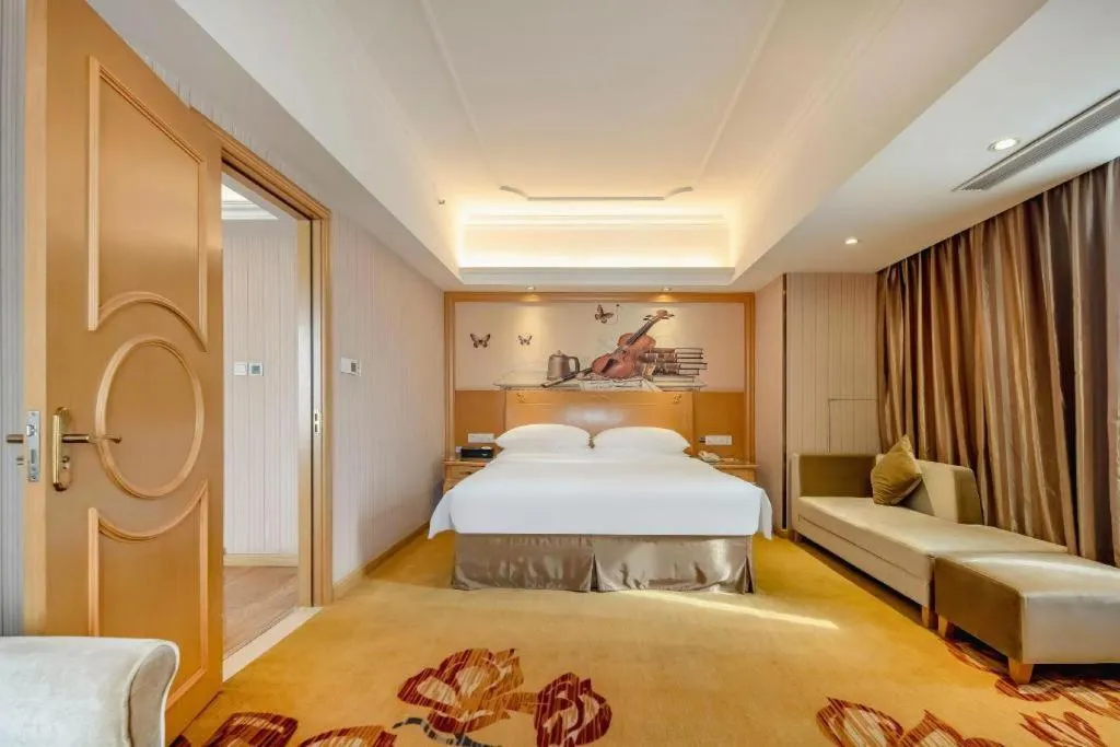 Bed in Borrman Hotel Nanning Anji Wanda Plaza Sulu Metro Station