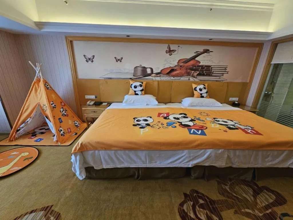 Bed in Borrman Hotel Nanning Anji Wanda Plaza Sulu Metro Station