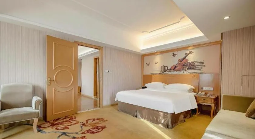 Bed in Borrman Hotel Nanning Anji Wanda Plaza Sulu Metro Station