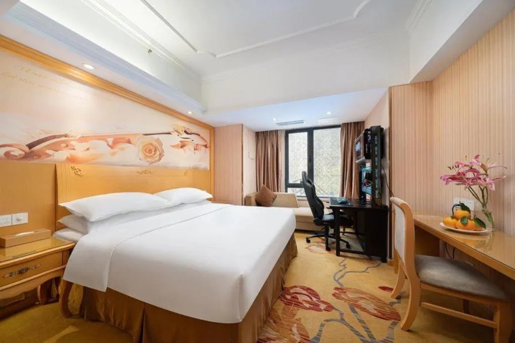 Bed in Borrman Hotel Nanning Anji Wanda Plaza Sulu Metro Station