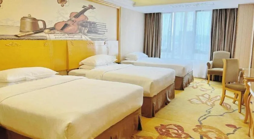 Bed in Borrman Hotel Nanning Anji Wanda Plaza Sulu Metro Station