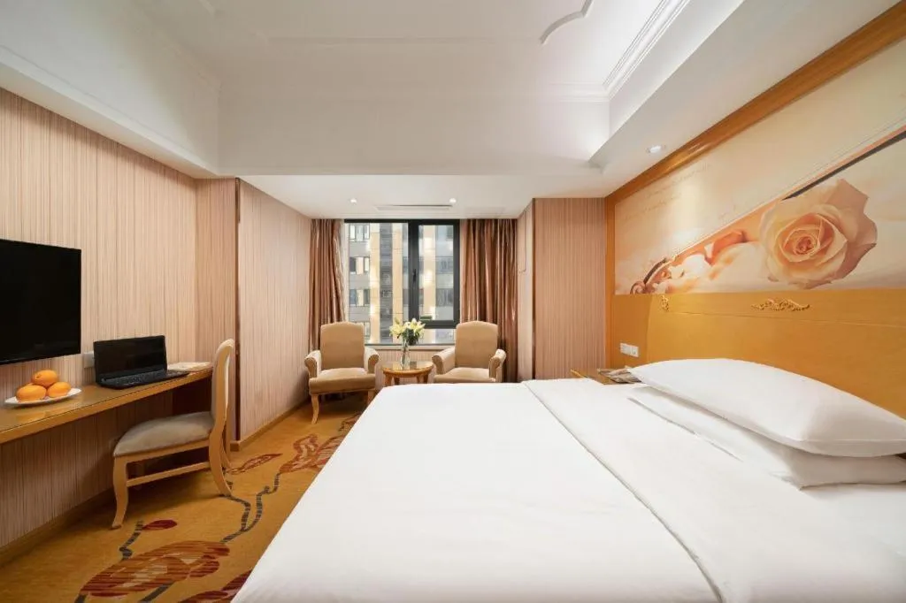 Bed in Borrman Hotel Nanning Anji Wanda Plaza Sulu Metro Station