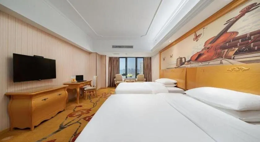 Bed in Borrman Hotel Nanning Anji Wanda Plaza Sulu Metro Station