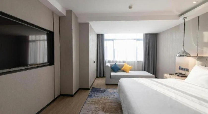 Bed in Borrman Hotel Jinhua Yiwu International Trade Mall