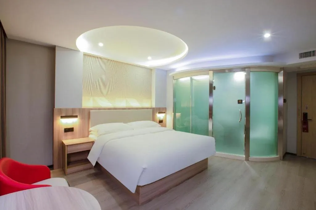 Bed in Borrman Hotel Jinhua Yiwu International Trade Mall