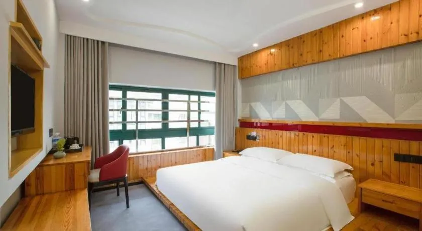 Bed in Borrman Hotel Jinhua Yiwu International Trade Mall