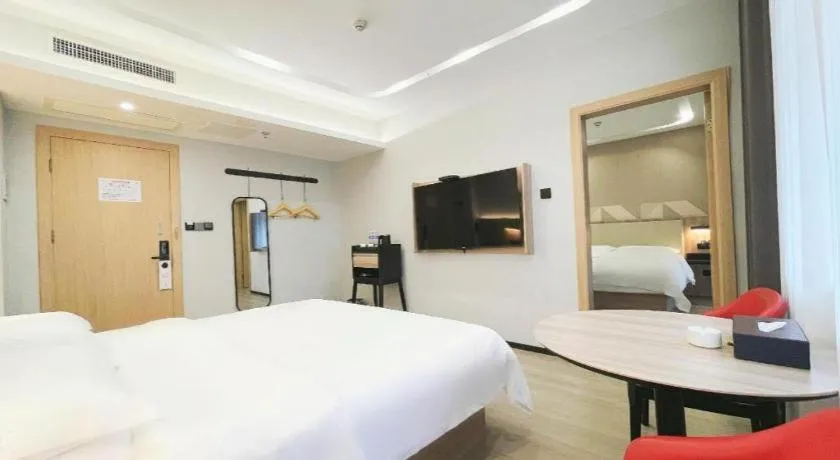 Bed in Borrman Hotel Jinhua Yiwu International Trade Mall
