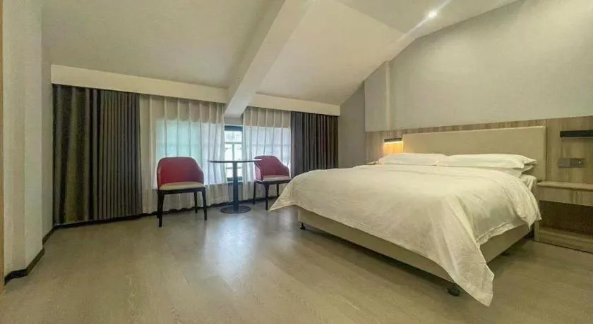 Bed in Borrman Hotel Jinhua Yiwu International Trade Mall
