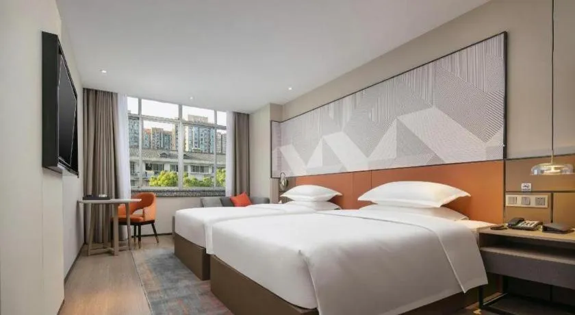 Bed in Borrman Hotel Jinhua Yiwu International Trade Mall