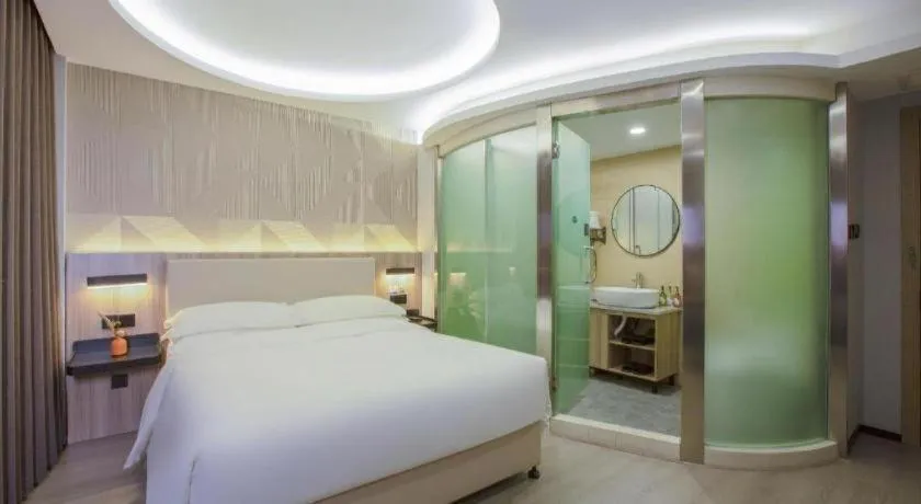 Bed in Borrman Hotel Jinhua Yiwu International Trade Mall