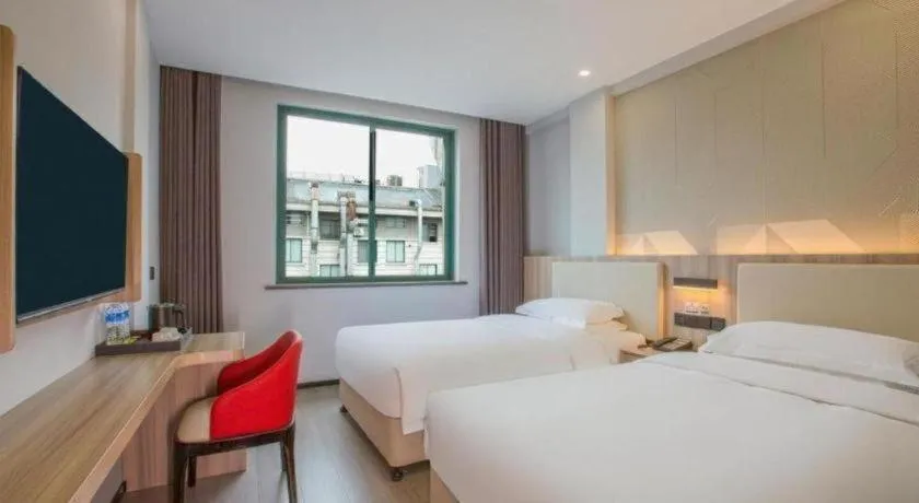 Bed in Borrman Hotel Jinhua Yiwu International Trade Mall