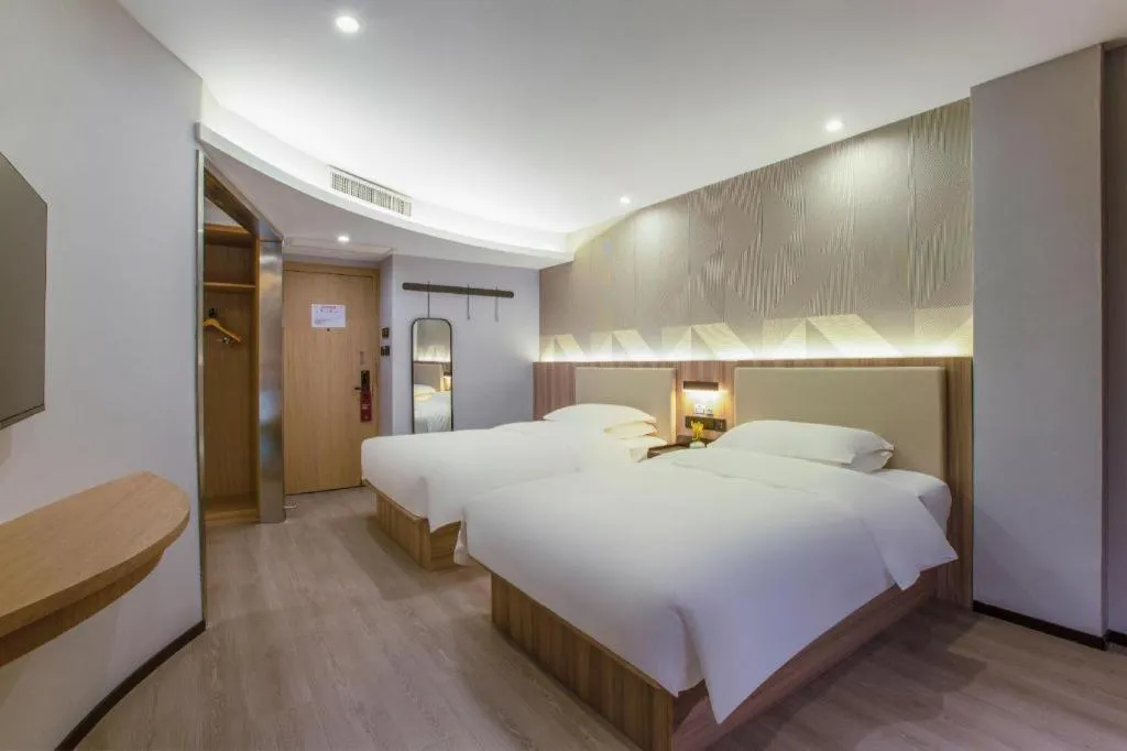 Bed in Borrman Hotel Jinhua Yiwu International Trade Mall