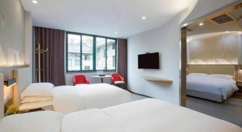 Bed in Borrman Hotel Jinhua Yiwu International Trade Mall