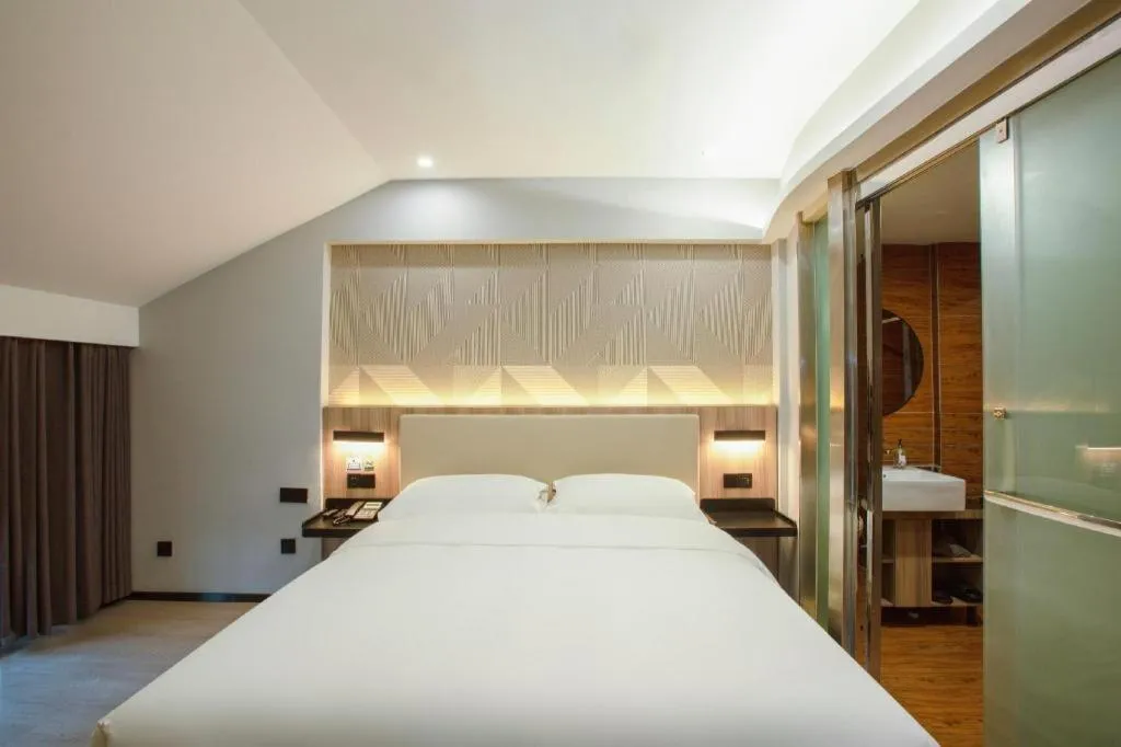 Bed in Borrman Hotel Jinhua Yiwu International Trade Mall