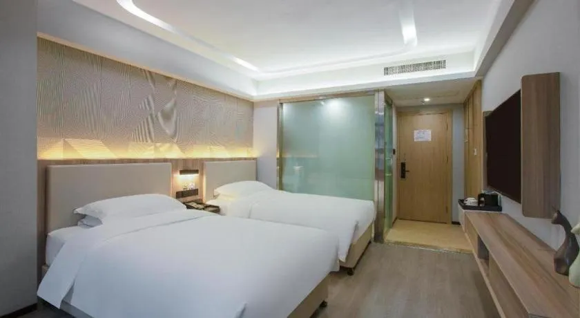 Bed in Borrman Hotel Jinhua Yiwu International Trade Mall