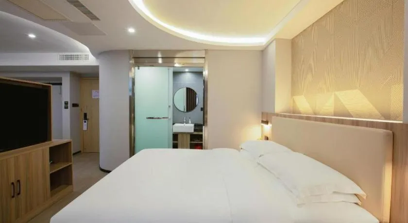 Bed in Borrman Hotel Jinhua Yiwu International Trade Mall