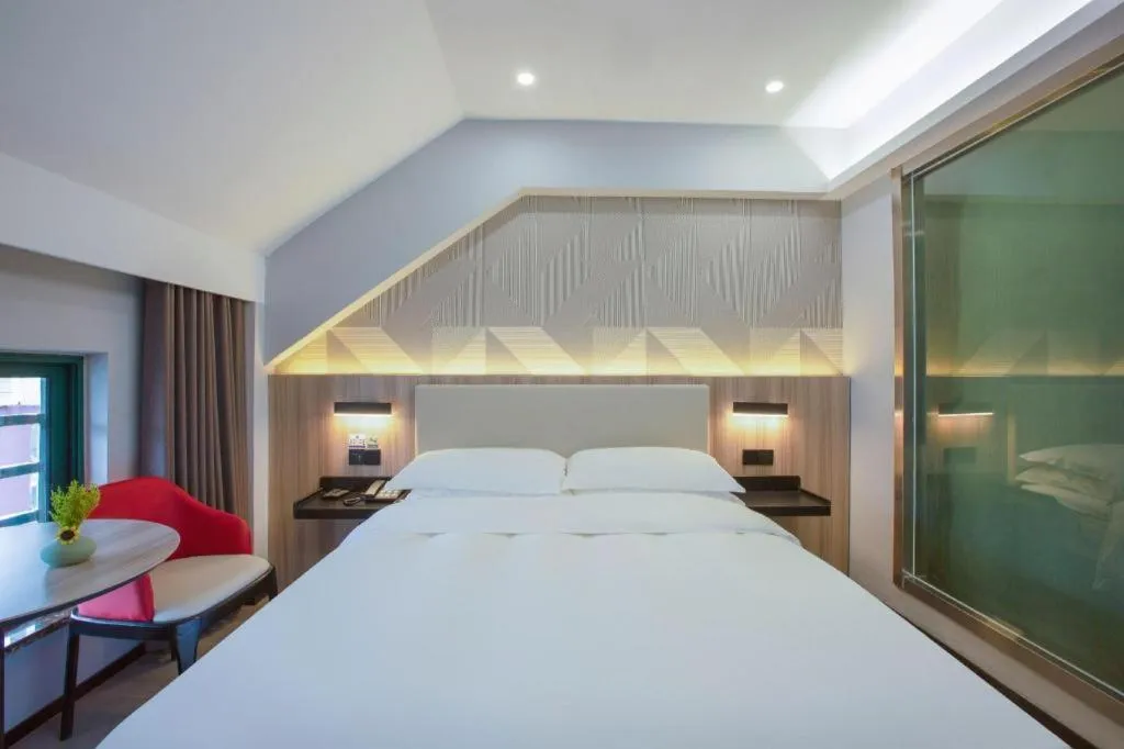 Bed in Borrman Hotel Jinhua Yiwu International Trade Mall