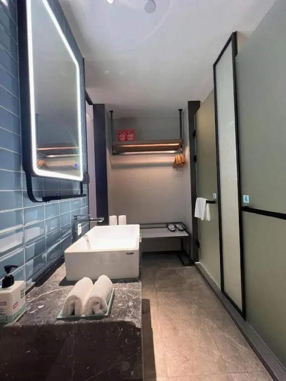 Bed in Echarm Hotel Changsha Huanghua Airport