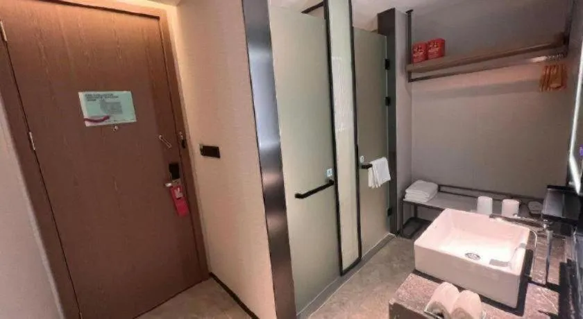 Bed in Echarm Hotel Changsha Huanghua Airport