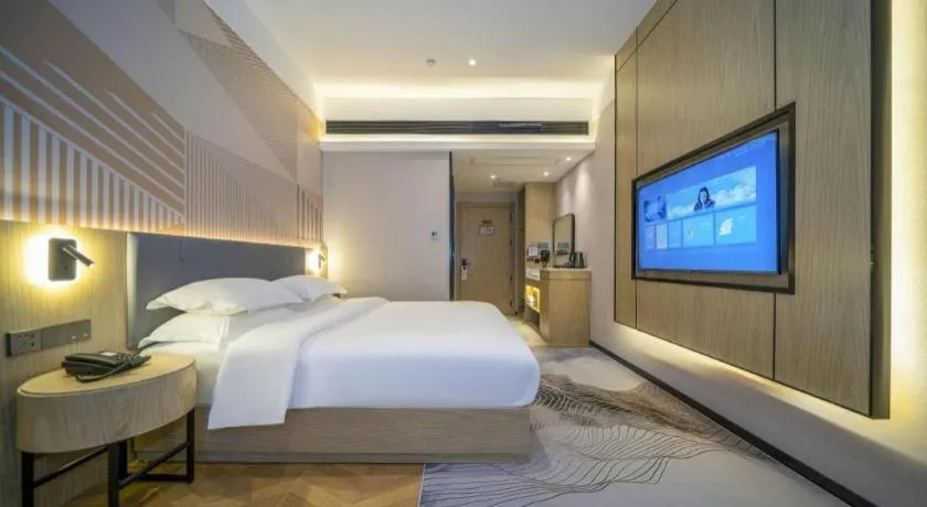 Bed in Borrman Hotel Zhangzhou Baolong Plaza