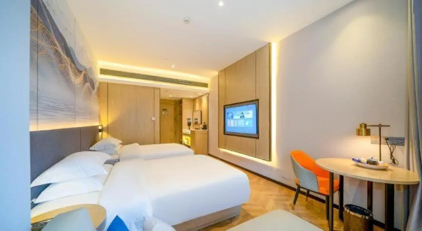 Bed in Borrman Hotel Zhangzhou Baolong Plaza