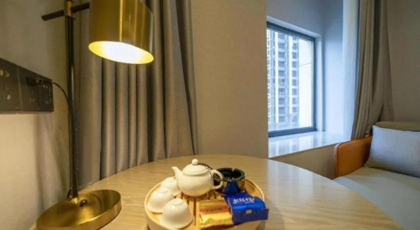 Bed in Borrman Hotel Zhangzhou Baolong Plaza