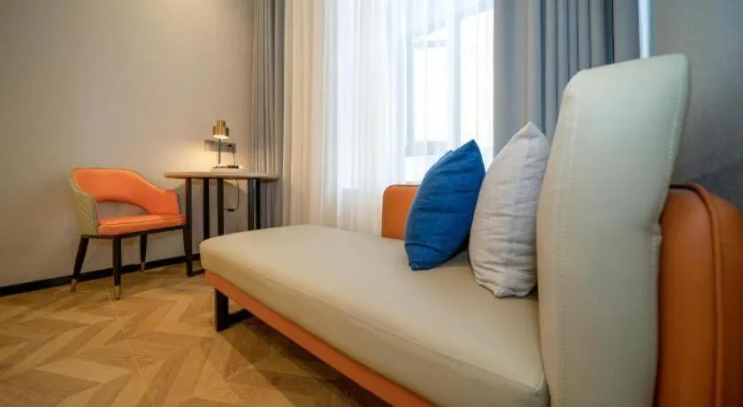 Bed in Borrman Hotel Zhangzhou Baolong Plaza