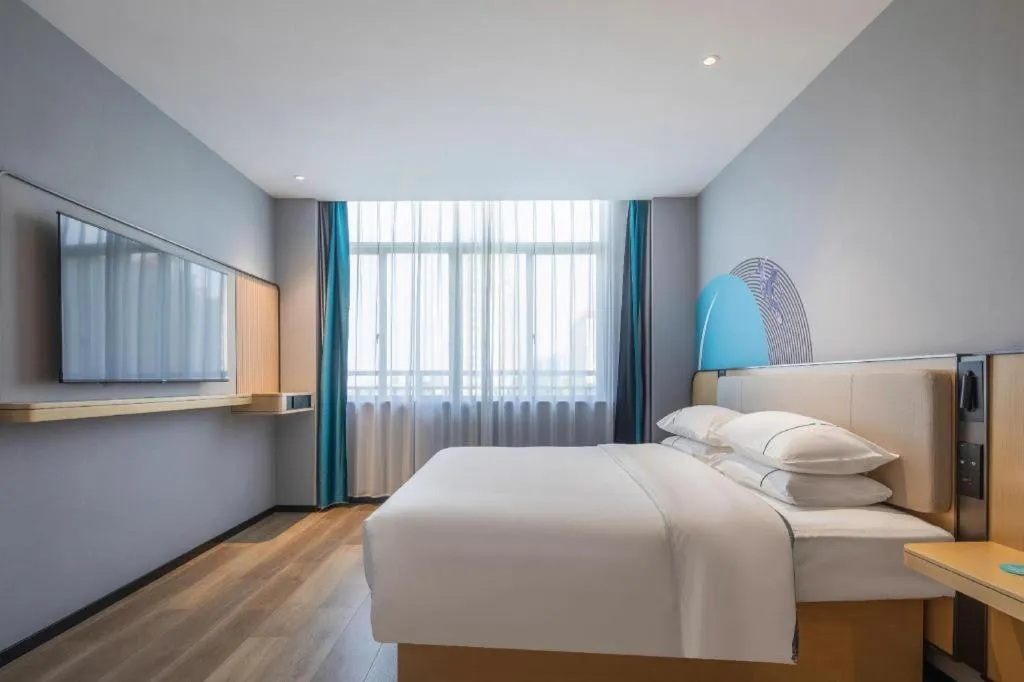 Bed in City Comfort Inn Jingjiang Zhongzhou Road Yushuiwan