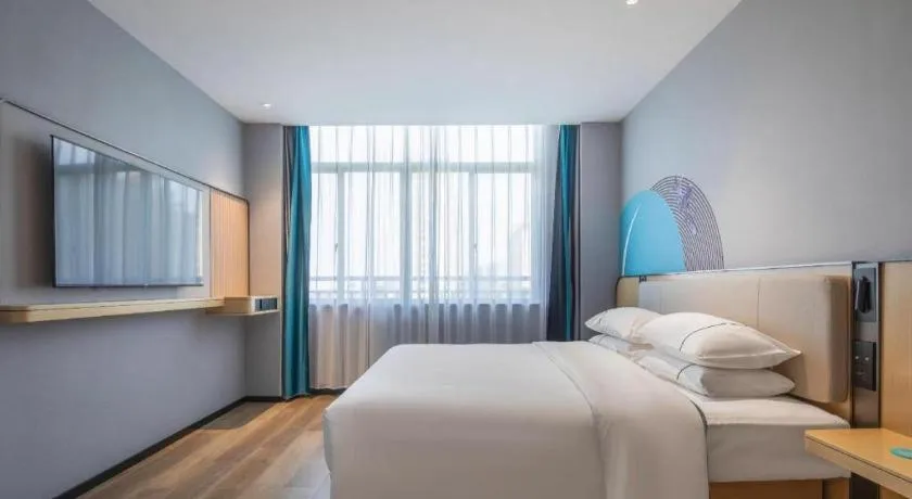 Bed in City Comfort Inn Jingjiang Zhongzhou Road Yushuiwan