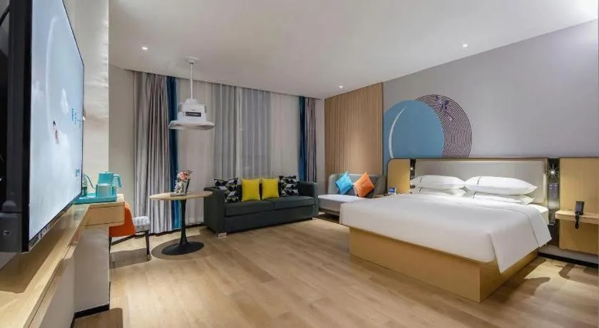 Bed in City Comfort Inn Jingjiang Zhongzhou Road Yushuiwan