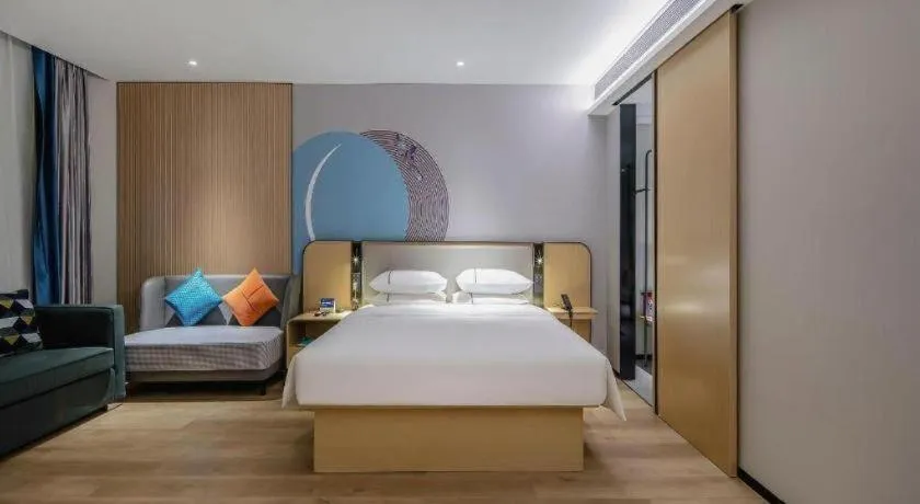 Bed in City Comfort Inn Jingjiang Zhongzhou Road Yushuiwan