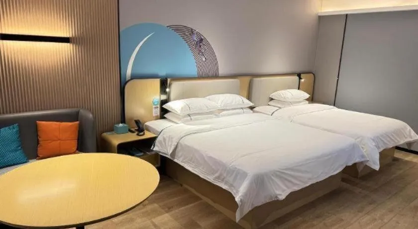 Bed in City Comfort Inn Jingjiang Zhongzhou Road Yushuiwan