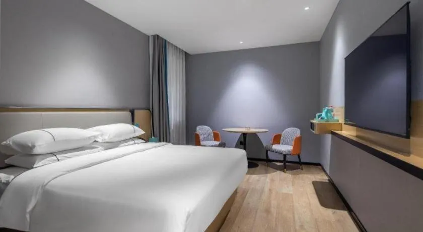 Bed in City Comfort Inn Jingjiang Zhongzhou Road Yushuiwan