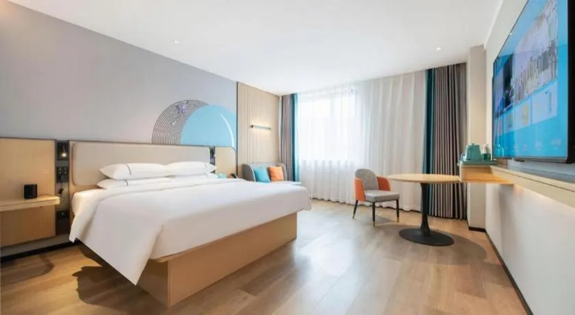 Bed in City Comfort Inn Jingjiang Zhongzhou Road Yushuiwan