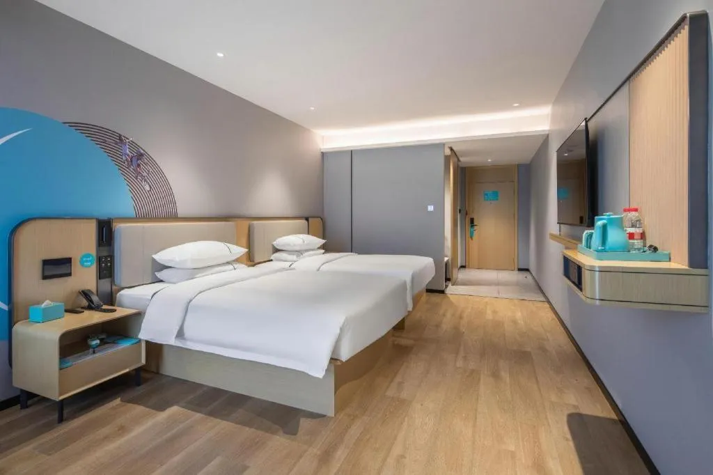 Bed in City Comfort Inn Jingjiang Zhongzhou Road Yushuiwan