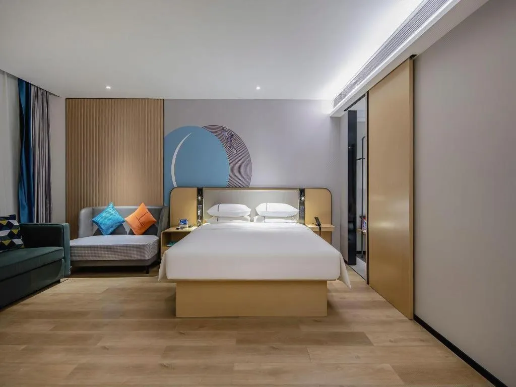 Bed in City Comfort Inn Jingjiang Zhongzhou Road Yushuiwan