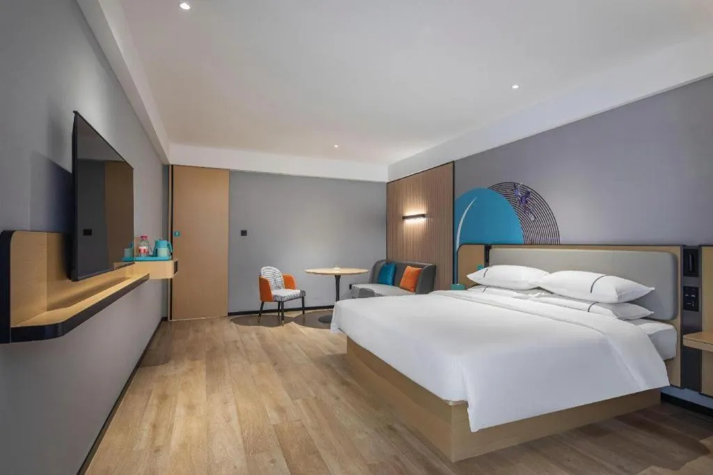 Bed in City Comfort Inn Jingjiang Zhongzhou Road Yushuiwan