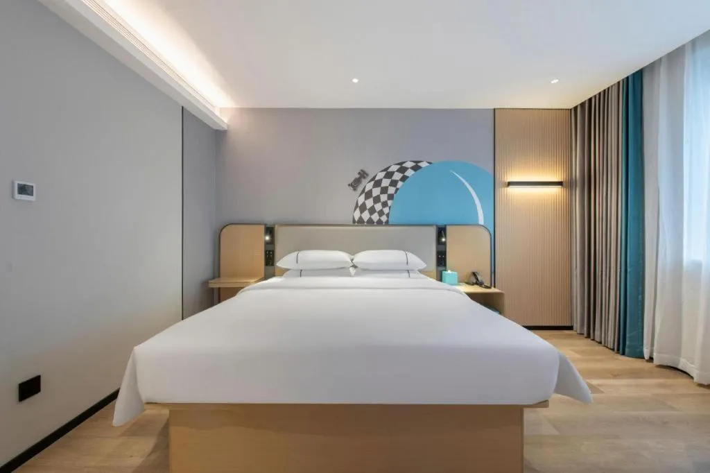 Bed in City Comfort Inn Jingjiang Zhongzhou Road Yushuiwan