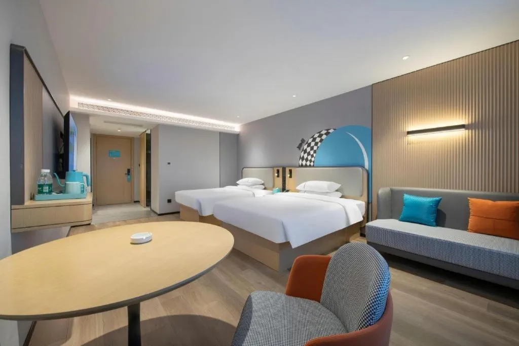 Bed in City Comfort Inn Jingjiang Zhongzhou Road Yushuiwan