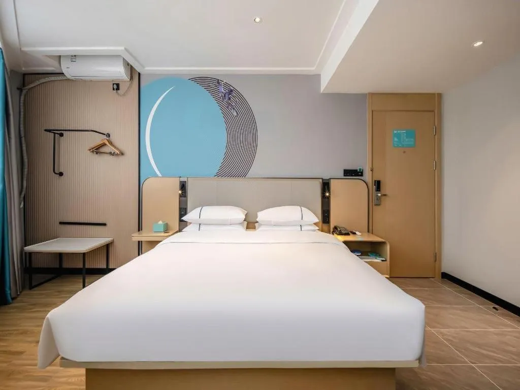 Bed in City Comfort Inn Jingjiang Zhongzhou Road Yushuiwan