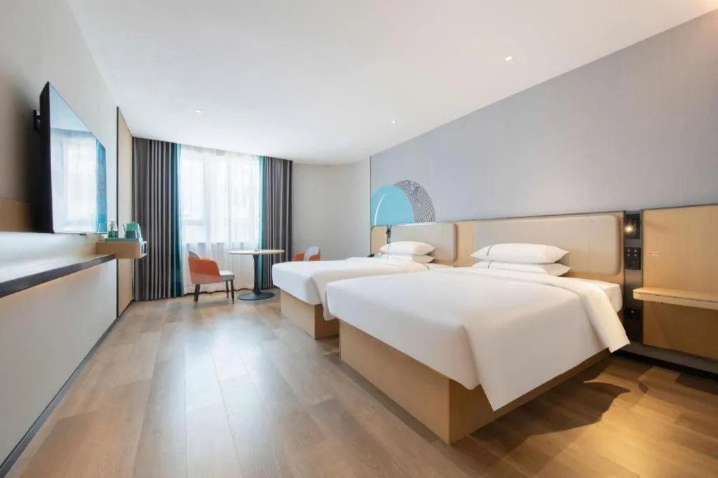 Bed in City Comfort Inn Jingjiang Zhongzhou Road Yushuiwan