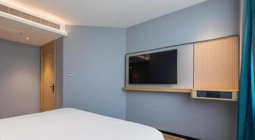 Bed in City Comfort Inn Jingjiang Zhongzhou Road Yushuiwan