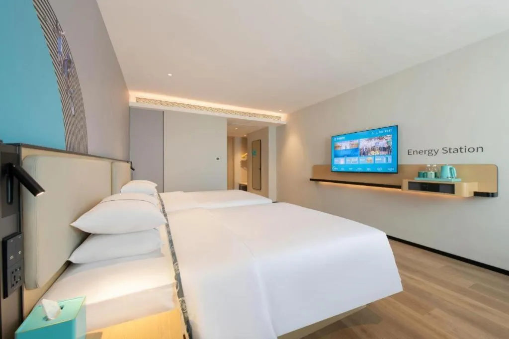 Bed in City Comfort Inn Jingjiang Zhongzhou Road Yushuiwan