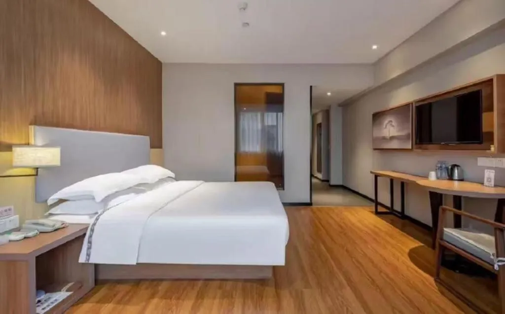 Bed in JTOUR Inn Wuhan Textile University