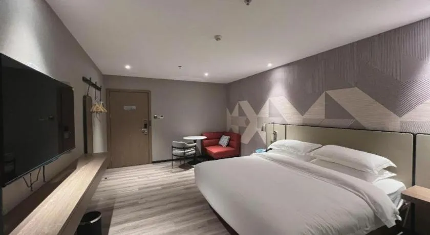 Bed in Borrman Hotel Zhongshan Lihe Plaza