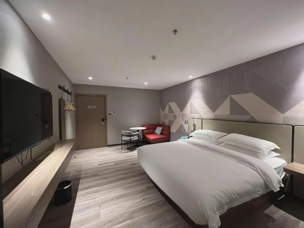 Bed in Borrman Hotel Zhongshan Lihe Plaza