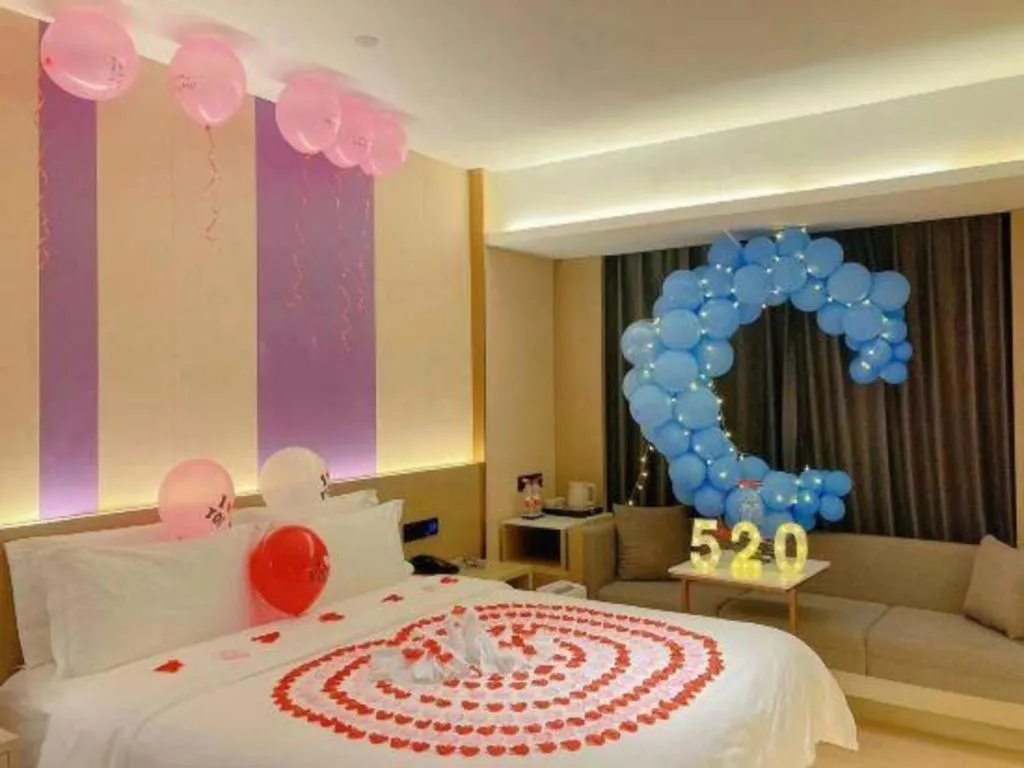 Bed in Borrman Hotel Zhongshan Lihe Plaza