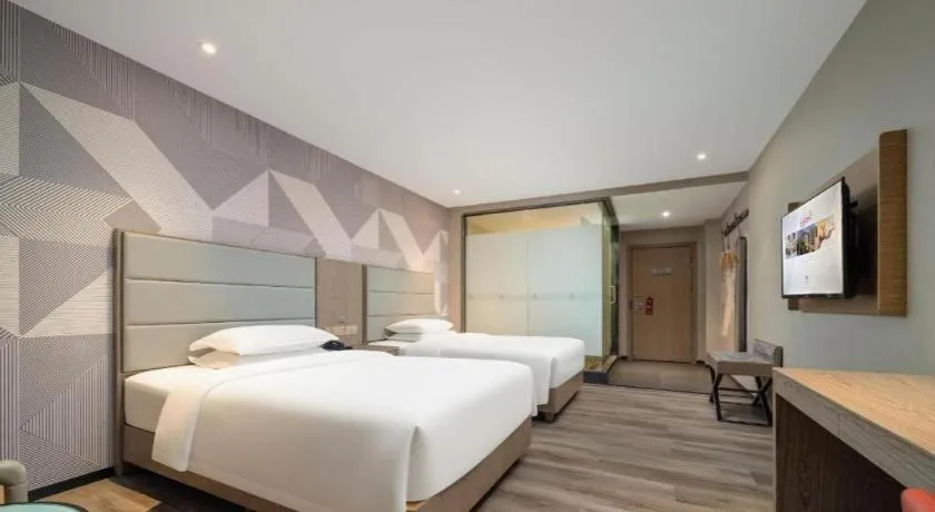 Bed in Borrman Hotel Zhongshan Lihe Plaza