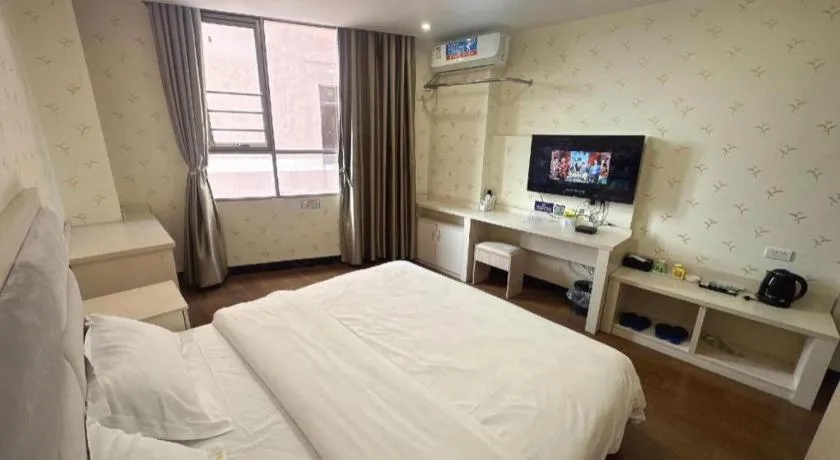 Bed in Borrman Hotel Lipu Central Plaza