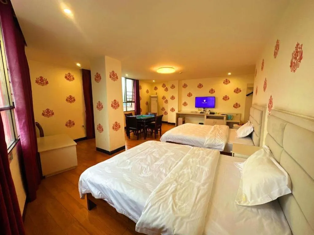 Bed in Borrman Hotel Lipu Central Plaza